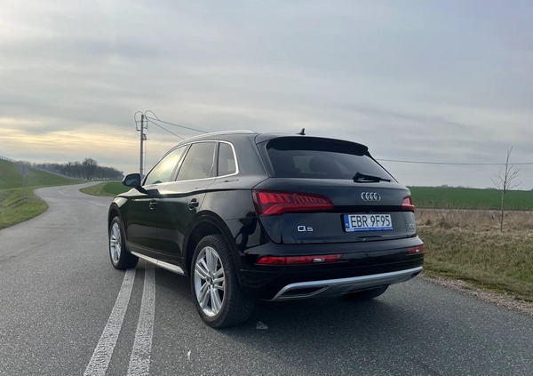 Audi Q5 cena 123900 przebieg: 100738, rok produkcji 2018 z Brzeziny małe 667